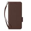 For Samsung Galaxy M15/F15 5G Luxury Smooth Side Buckle Wallet Magnetic Case Mobile Phone Litchi Pattern Flip Protective Case