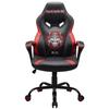 Chaise Gaming Iron Maiden Senjutsu , Fauteuil Gamer Noir Et Rouge Taille S/M
