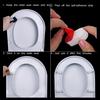 4 шт./лот противоскользящая прокладка для крышки унитаза бампер самоклеящиеся амортизирующие подушечки для сиденья