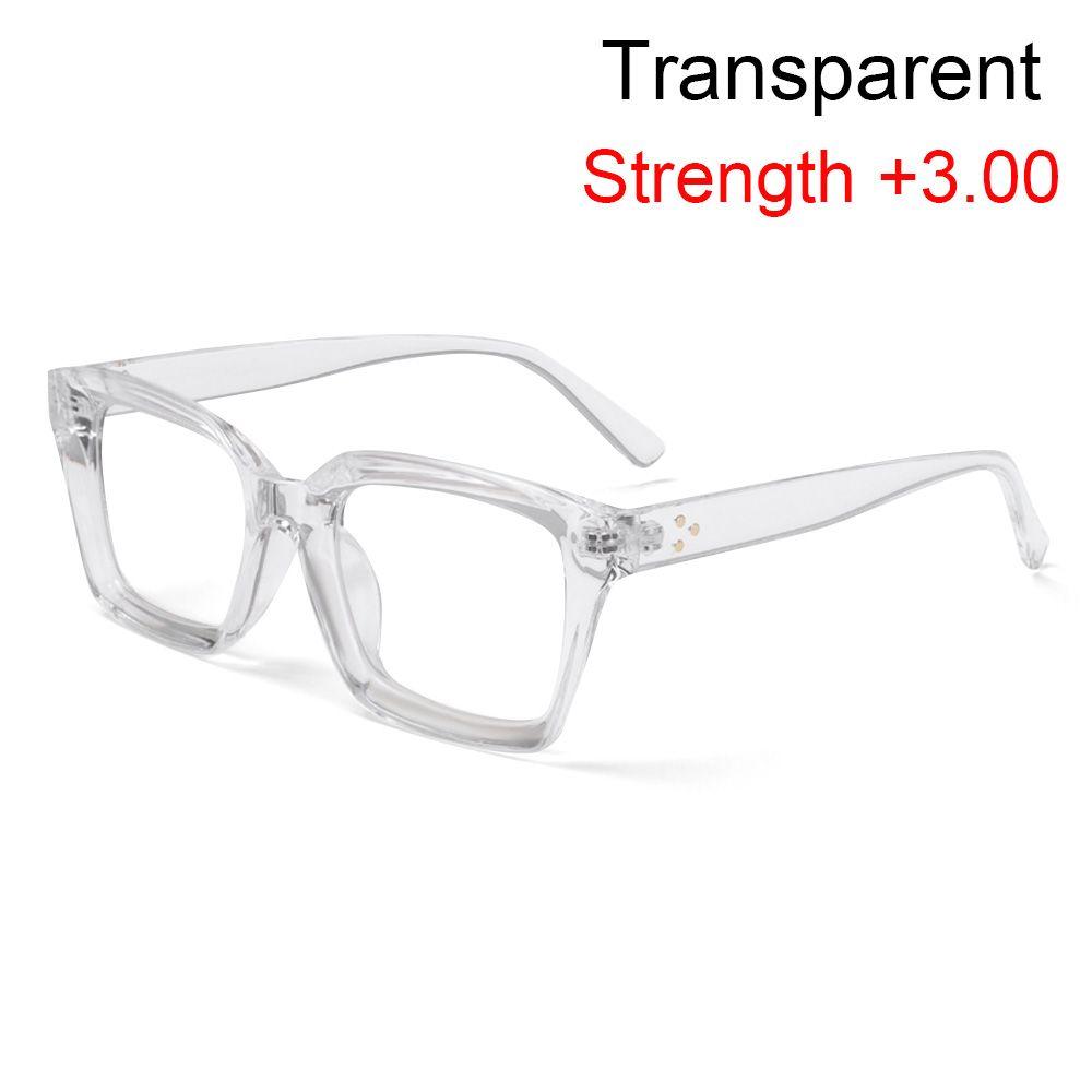 Diopter +1.0~+4.0 High-definition Portable Reading Glasses Oversized Presbyopia Eyeglasses Large Frame