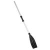 2Pcs Aluminium Alloy Detachable Lightweight Ribbed Blade Kayak Paddles Boat Oars