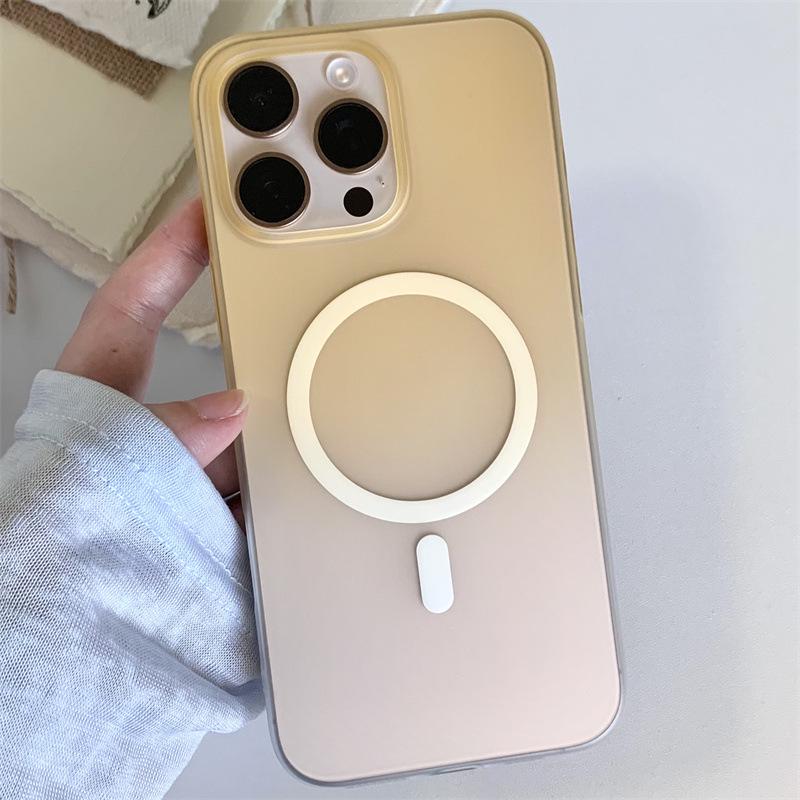 Градиентный магнитный чехол для iPhone 17 Pro Max для Apple 16/15/14/13/12 Матовое покрытие