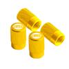 4pcs Metal For GULF Badges Jaguar Land Rover Skoda Seat Hyundai Volvo Peugeot Car Wheel Tire Valve Caps Covers Accessories