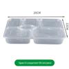 JINWUYUAN Disposable Compartment Takeout Boxes