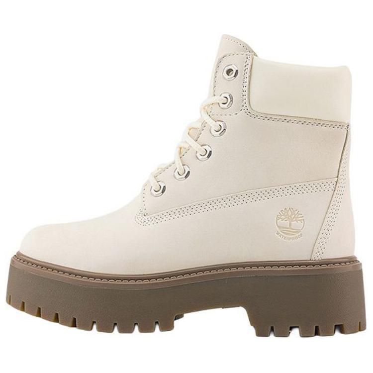 Timberland Waterproof Slip-Resistant Comfortable Short Outdoor Boots Women Boots Beige A2H3CEX4