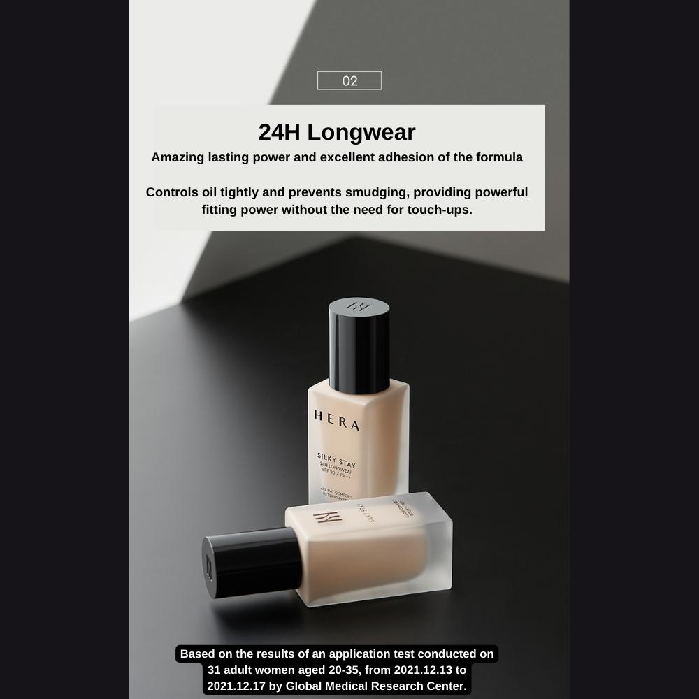 Hera SILKY STAY 24Ч СТОЙКОСТЬ SPF 20/ PA++ 30г
