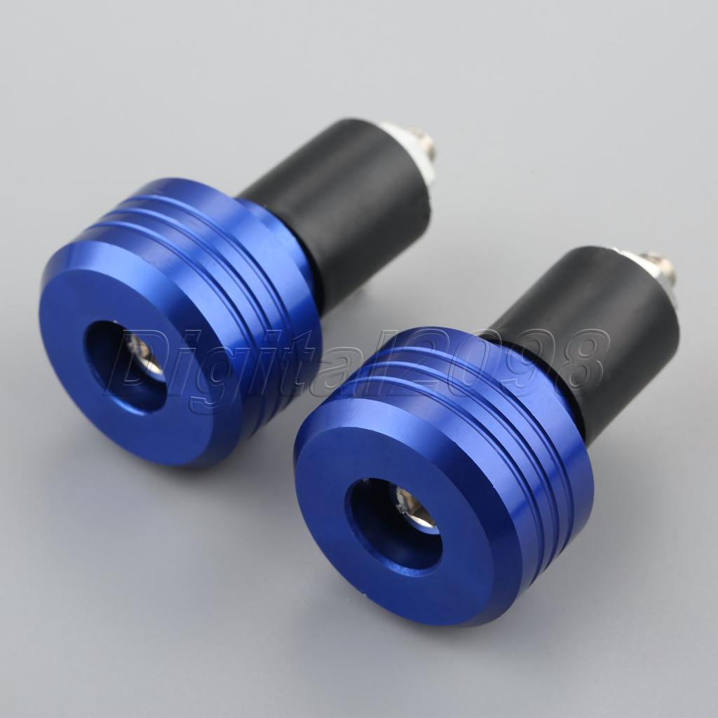 7/8" CNC Motorcycle Handlebars Bar Ends Grips Slider Vibration Heavy Weighted Handlebar Slugs Plug Handle Bar Sliders Dirt