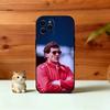 Чехол для телефона с изображением гонщика А-Айртона Сенны для iPhone 17,16,15,14,13,12,11 Plus,Pro Max,XS, Мягкий силиконовый черный чехол