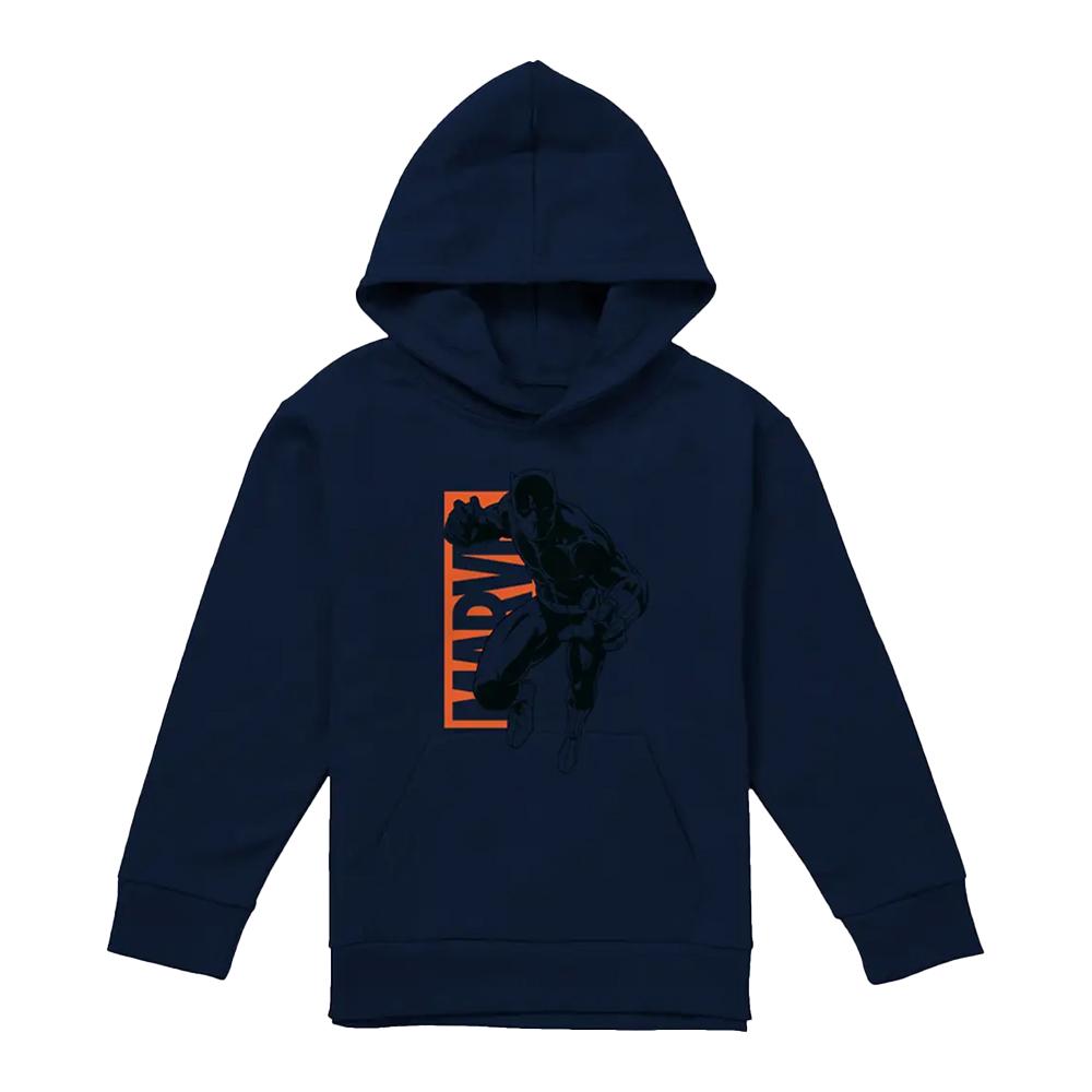 Black Panther Childrens/Kids Jump Pull Over Hoodie