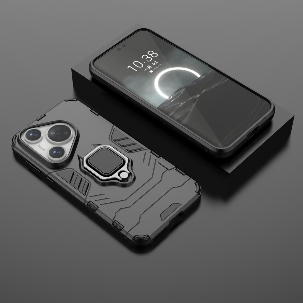 Чехол-подставка для Huawei Pura 70 Pro/Pura 70 Pro+ из ПК+ТПУ, защищающий от падений