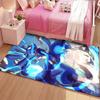 Pokemon Mega Lucario Japanese Anime Pattern Rug Carpet for Living Room Bathroom Mat Creative Doormat Carpet for Bedroom Home