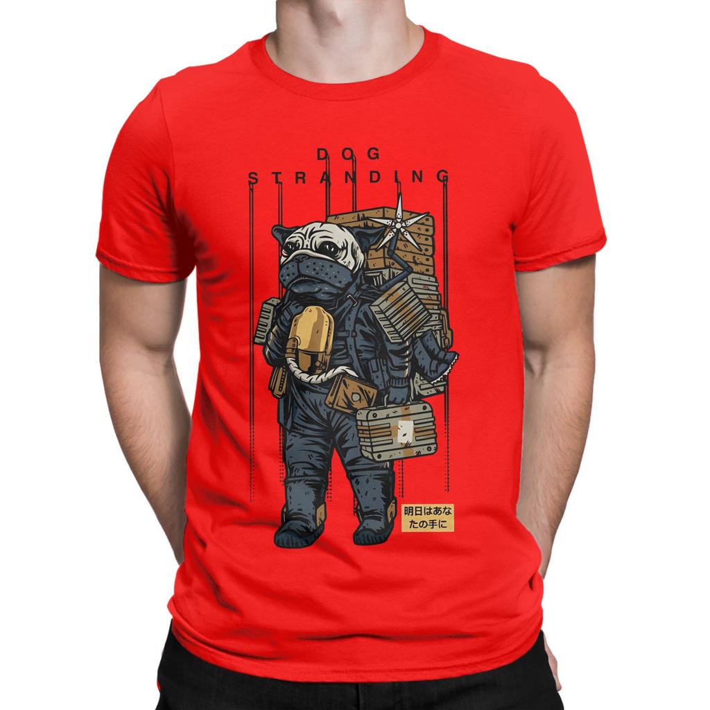 Death Stranding 100 Cotton T Shirt For Couple Summer Awesome T Shirts Breathable Harajuku Tees Oversize Design Clothing