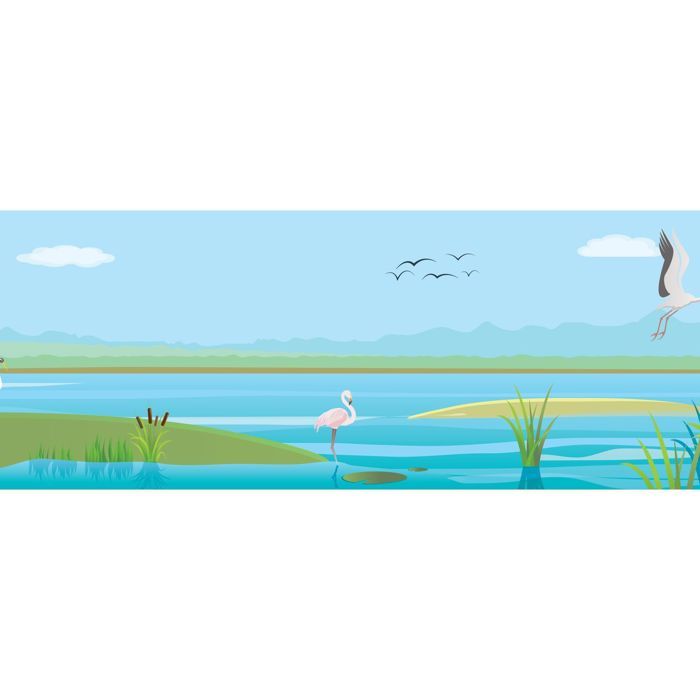 Scène à décorer pour enfants - Chevaux - Stickers Puffies