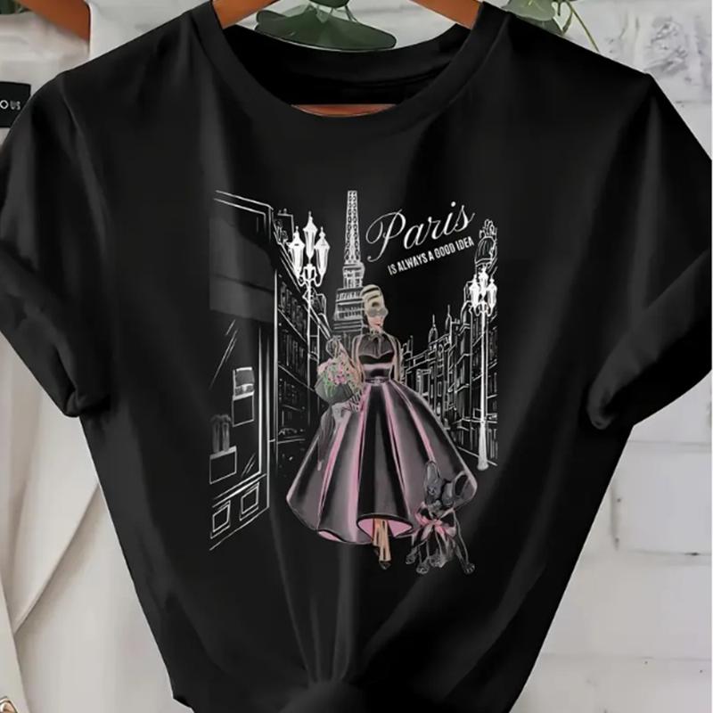 Модная женская модная футболка с принтом для девочек, забавная повседневная футболка с круглым вырезом и короткими рукавами, летняя женская футболка