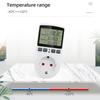 Timer Socket Thermostat Digital Temperature Controller EU Plug Outlet With Timer Switch Heating Cooling AC 110V~230V