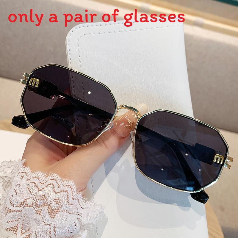 M House Polygon Sunglasses With Uv400 Protection For Fashion Casual And Travel