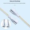 3 Pin LED Tube Power Cord Connecting Wire for T5 T8 Fixtures Plastic Construction Easy Installation Compatibility