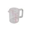Simple Use Measuring Cup, 500ml, Heat Resistant, Boiling Water Safe, Microwave Safe, Dishwasher Safe, Made In Japan, White, CC-1654