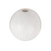 FSC 100% Drilled Wooden Balls, Matt, Ø 30mm, White, 4 Pcs