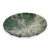 Cake Glass Round Green and Sairan J-kitchens Plate, Plate, Plate, Medium, Gold, 18cm,