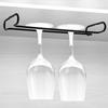 Single Wine Glasses Holder Bartender Free Ship Hanging Rack Under Cabinet Stemware Organizer Goblet Iron RackBar Tool Cup Finish