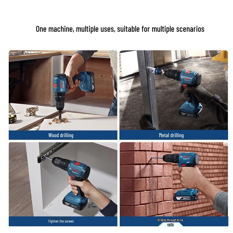 Bosch GSB185 18V Brushless Cordless Hammer Drill/Driver CN plug (adapter included)