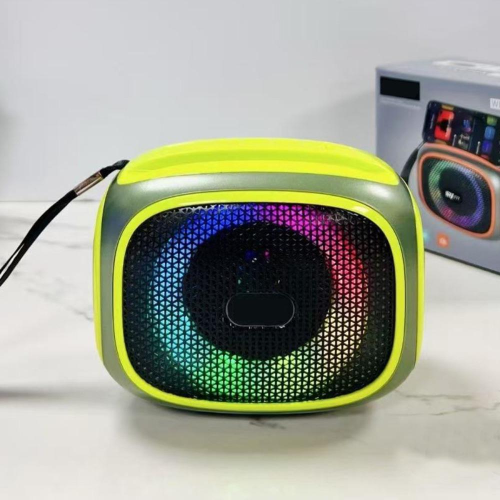 with Bass Wireless Phone Stand RGB Bluetooth Speaker Outdoor Computer Mobile Movies Speaker