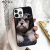 Милые собаки Шнауцер Чехол для телефона Для iPhone 17 Air 16 16e 15 plus 11 12 13 14 pro max корпус coque