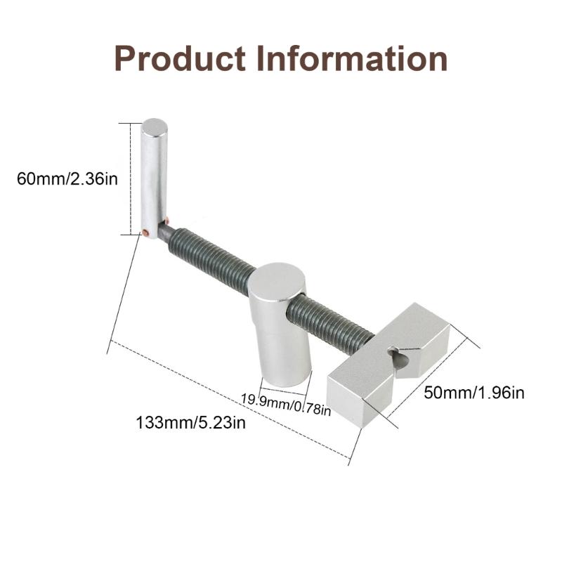 Деревообработка Настольный зажим Тиски Инструмент плотника Для работы по дереву Общий зажим Цельнометаллический зажим из нержавеющей стали