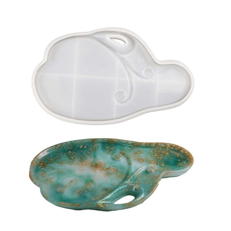 Форма для лотка из смолы, силиконовые формы для лотков для ювелирных изделий, нерегулярные формы для литья из эпоксидной смолы, коробка для хранения, гипсовая форма для декора