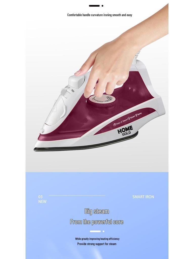 Компактный ручной отпариватель с керамической подошвой и большим резервуаром для воды