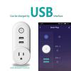Адаптер питания Smart Power Plug WiFi Электрическая розетка ЕС США Австралия Великобритания GE Гнездо USB Время Дистанционное управление с помощью приложения Smartlife Alexa Google Home