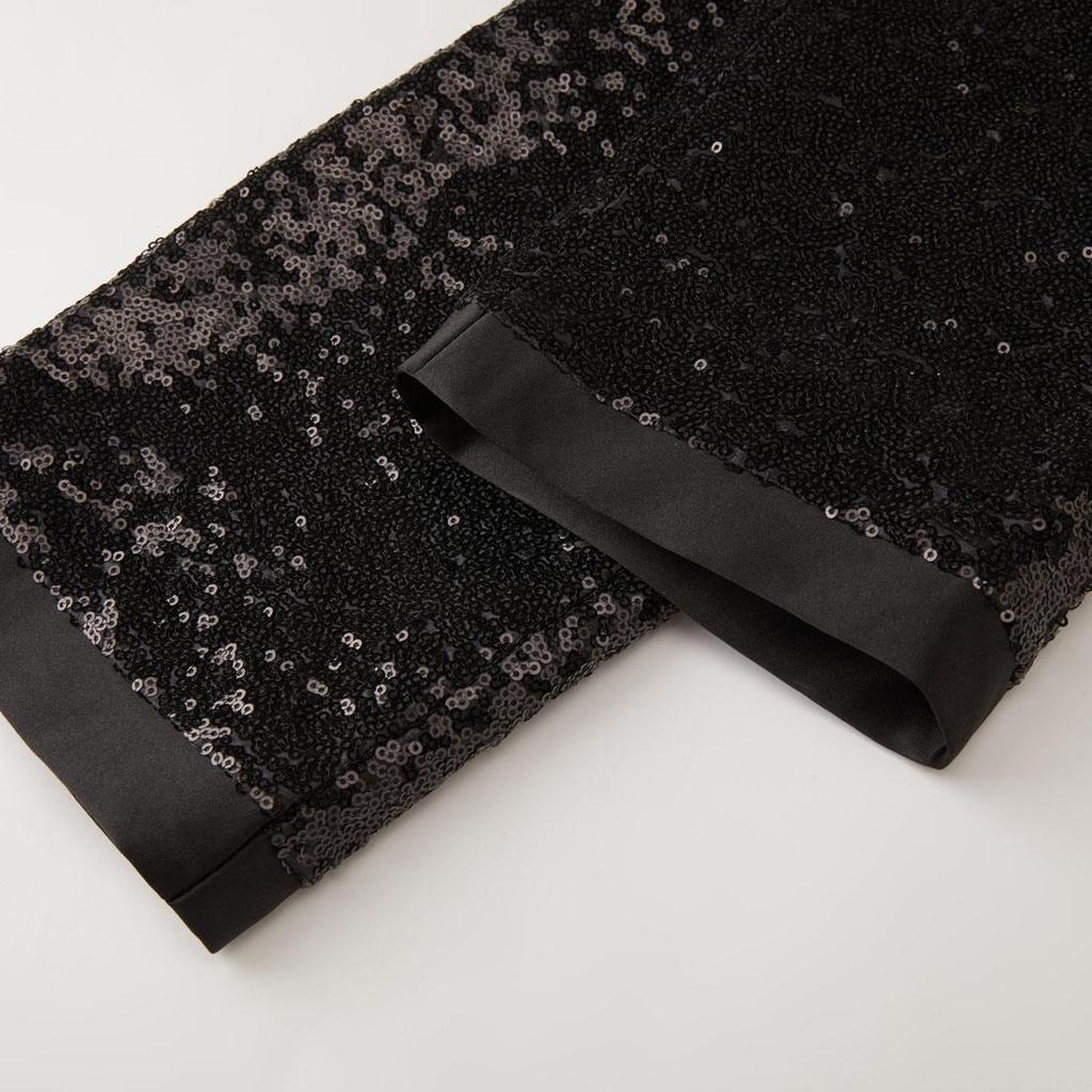 PYJTRL Мужские модные брюки с блестящими блестками и постепенным изменением цвета, брюки с расширяемой талией