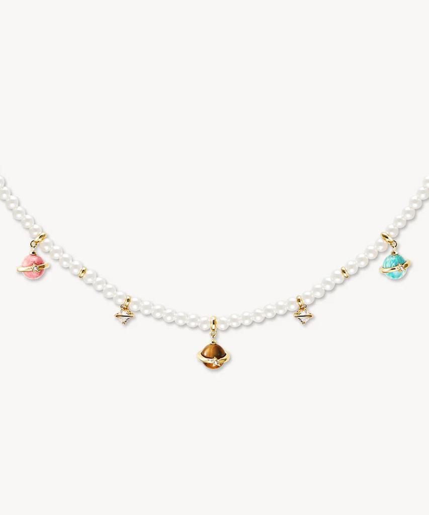 Lola Rose Heliocentric Multi-Pendant Layering Pearl Necklace