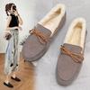 Mao Mao Cotton Shoes Women's New Winter Casual Women's Piled Thickened Cotton Shoes Warm Doudou Single Shoes Women