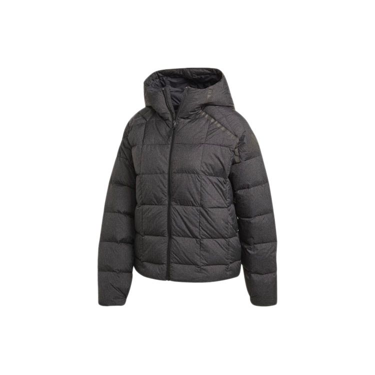 adidas Z.N.E Black Women's Short Down Hooded Jacket DZ1508
