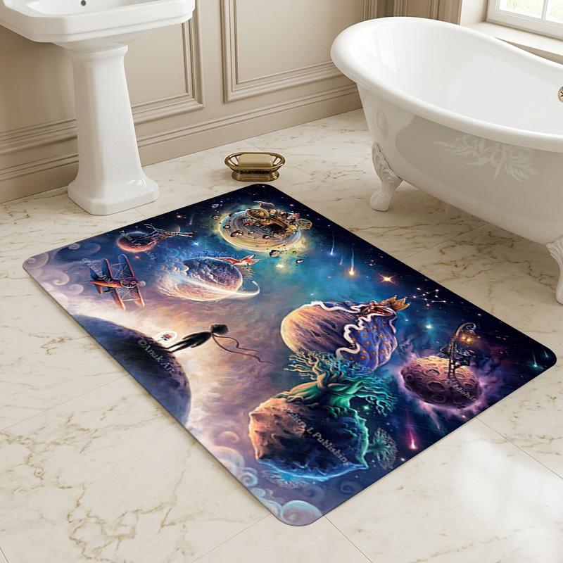 Space Adventure Living Room Nonslip Area Rug Soft Carpet For Bedroom Game Playroom Sofa Office Home Decor Doormat Christmas Gift C9302322