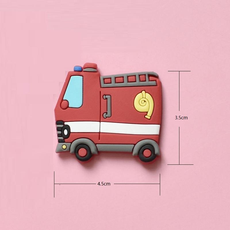 12 шт./компл. забавные магниты на холодильник для детей, магнитные игрушки для детей, мультяшные машинки, магниты на холодильник, белая доска, декор