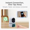 Best-Selling Indoor WiFi Pan-Tilt Dual-Screen 2K HD Surveillance Camera with One-Key Call