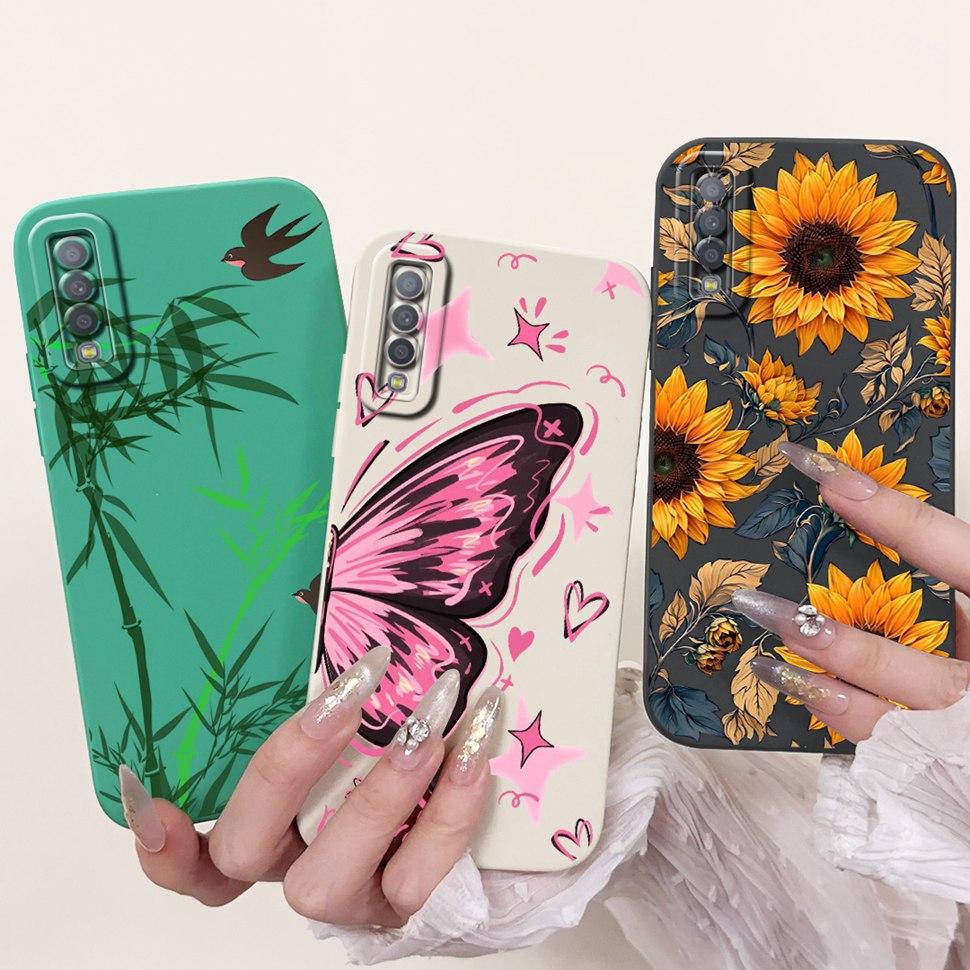 Cute Patterned Case for Samsung A7 2018 Cover SM-A750F Soft Silicone TPU Cases for Samsung Galaxy A 7 A7 2018 Phone Bumper