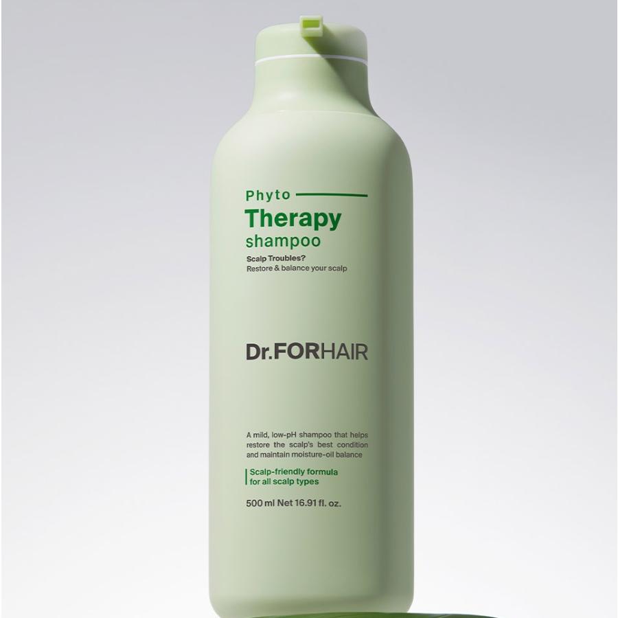 DR.FORHAIR Шампунь Phyto Therapy 500 мл, очищающее средство с низким pH для чувствительной кожи головы