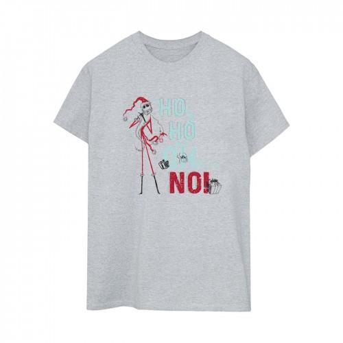 Disney Womens/Ladies The Nightmare Before Christmas Ho Ho No Cotton Boyfriend T-Shirt