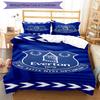 Fc Crest Design Printed Pattern Duvet Cover Set – includes 1 duvet cover and 2 matching pillowcases Bedroom decor Christmas gifts