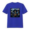 Футболка The Offspring Band Let Bad Times Roll Хлопок S 5XL Черный винтажный Стирка Вытертая Растянутая Повседневная Немного дизайнерская одежда
