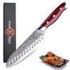 Grandsharp 7 Inch Santoku Chef Knife Damascus Steel 67 Layers VG10 Japanese Steel Kitchen Knife