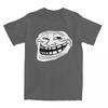 Футболка Rage Comic Trollface, смешные аниме хип-хоп футболки, короткий рукав, классные топы, летние, чистый хлопок, круглый вырез, 6XL одежда