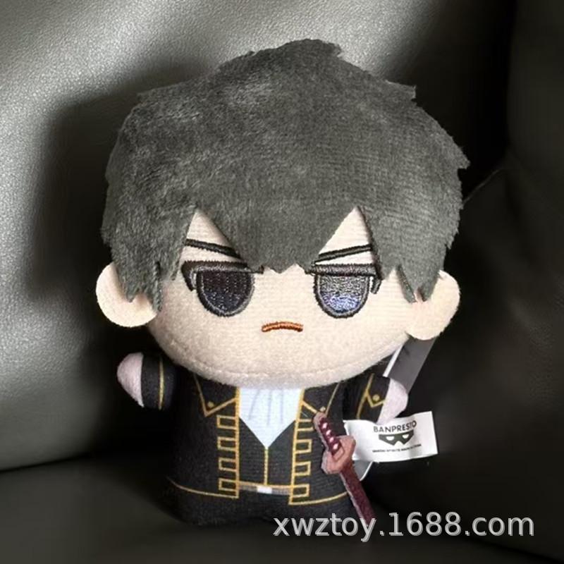 Authentic Anime Plush Characters GINTAMA Sakata Gintoki Kagura Okita Sougo Katsura Kotarou Plush Action Figure Model Toys