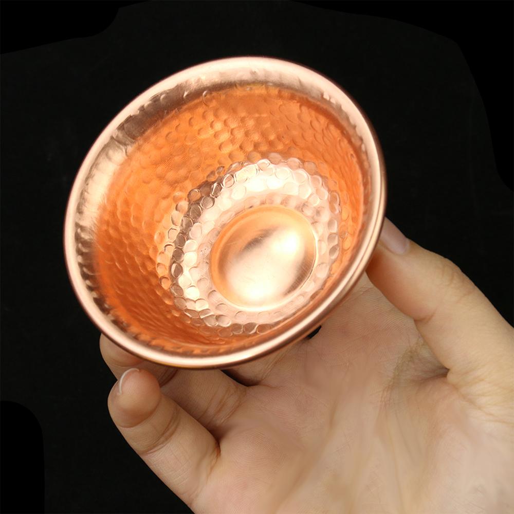 Непальская чаша для подачи воды из чистой меди, чаша для подачи воды ручной работы с узором молотка, чаша для святой воды для Будды, буддийские принадлежности