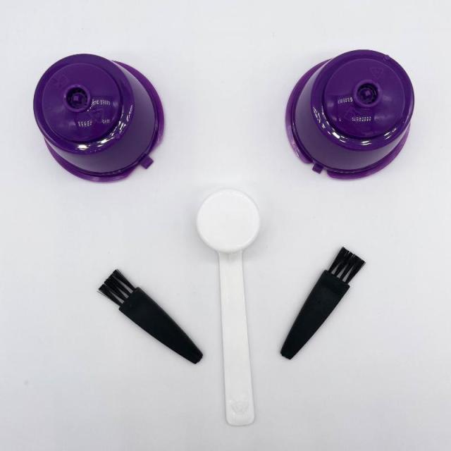 Многоразовые кофейные капсулы, фильтр-чашка для Nescafe Dolce Gusto, многоразовые колпачки, ложка-кисть, фильтр-корзины, мягкий вкус, сладкий