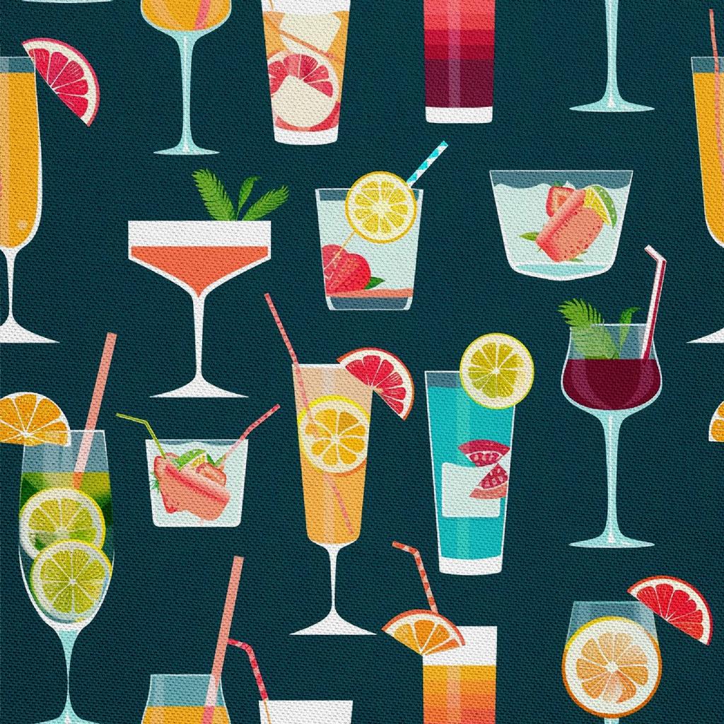 Outdoor Dekostoffe Oxford - Motiv Cocktail | Dx8770